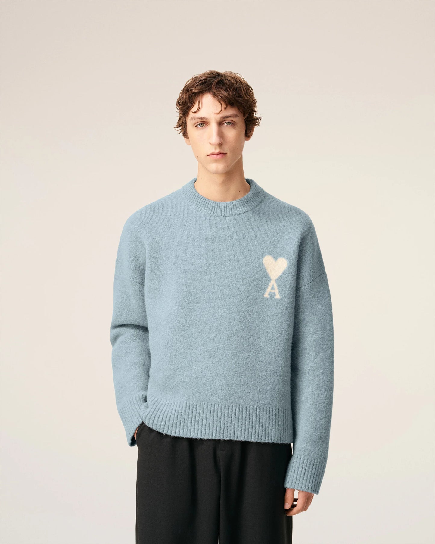 Blue Alpaca Ami De Coeur Crewneck Sweater