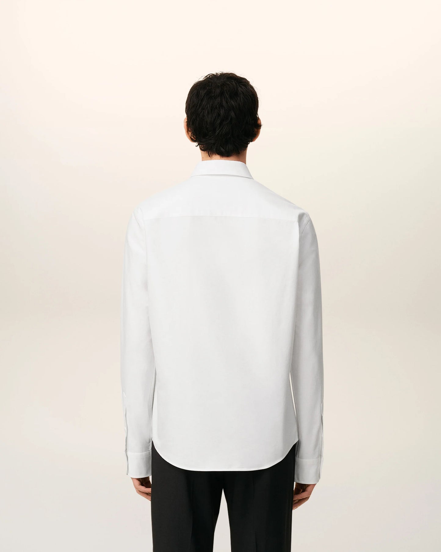 White Cotton Button Down Ami De Coeur Shirt