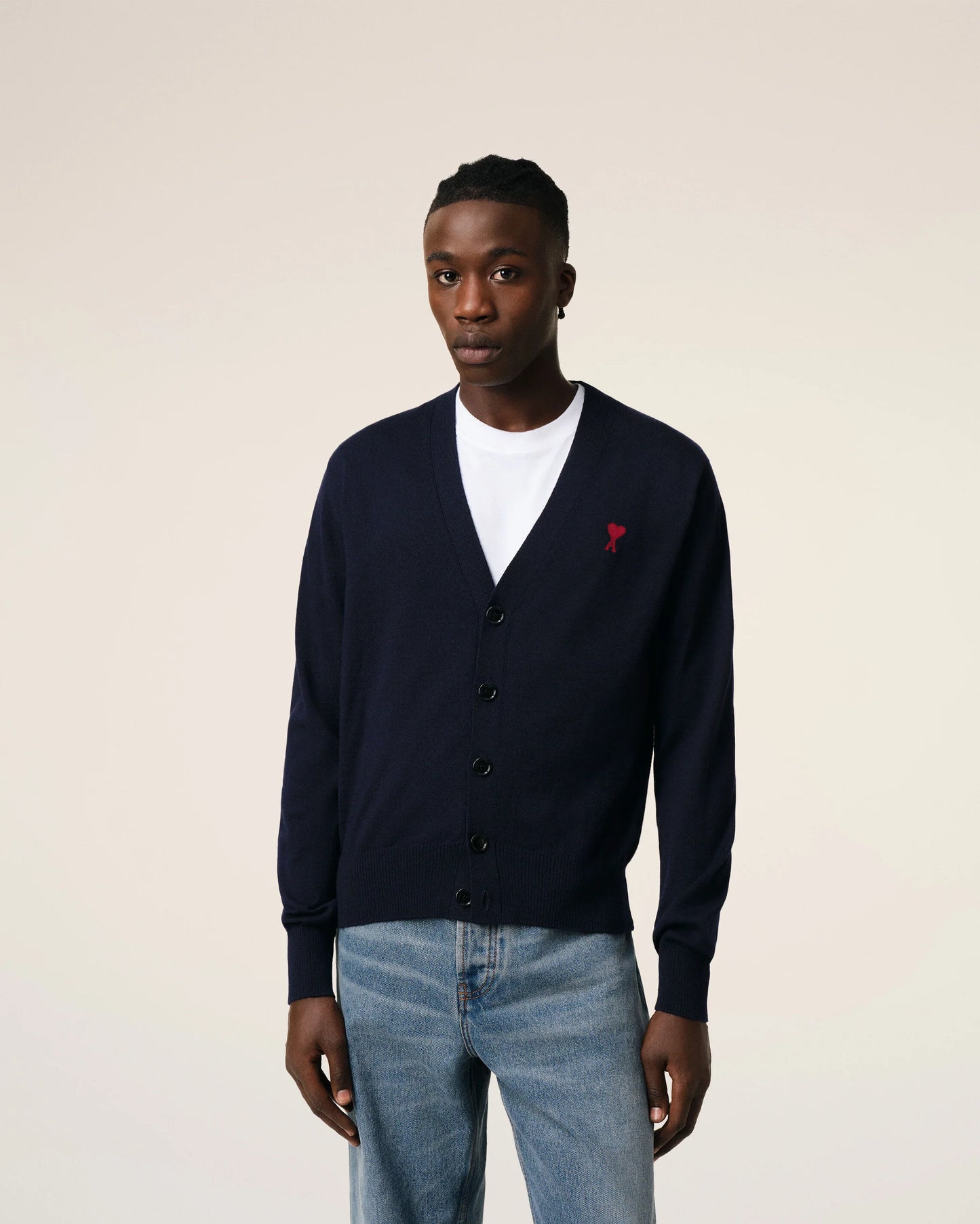 Cardigan With Embroidery Ami de Coeur