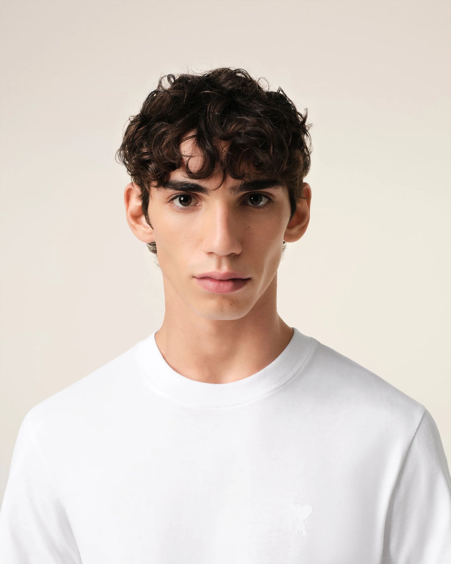 White Cotton Ami de Coeur T-shirt