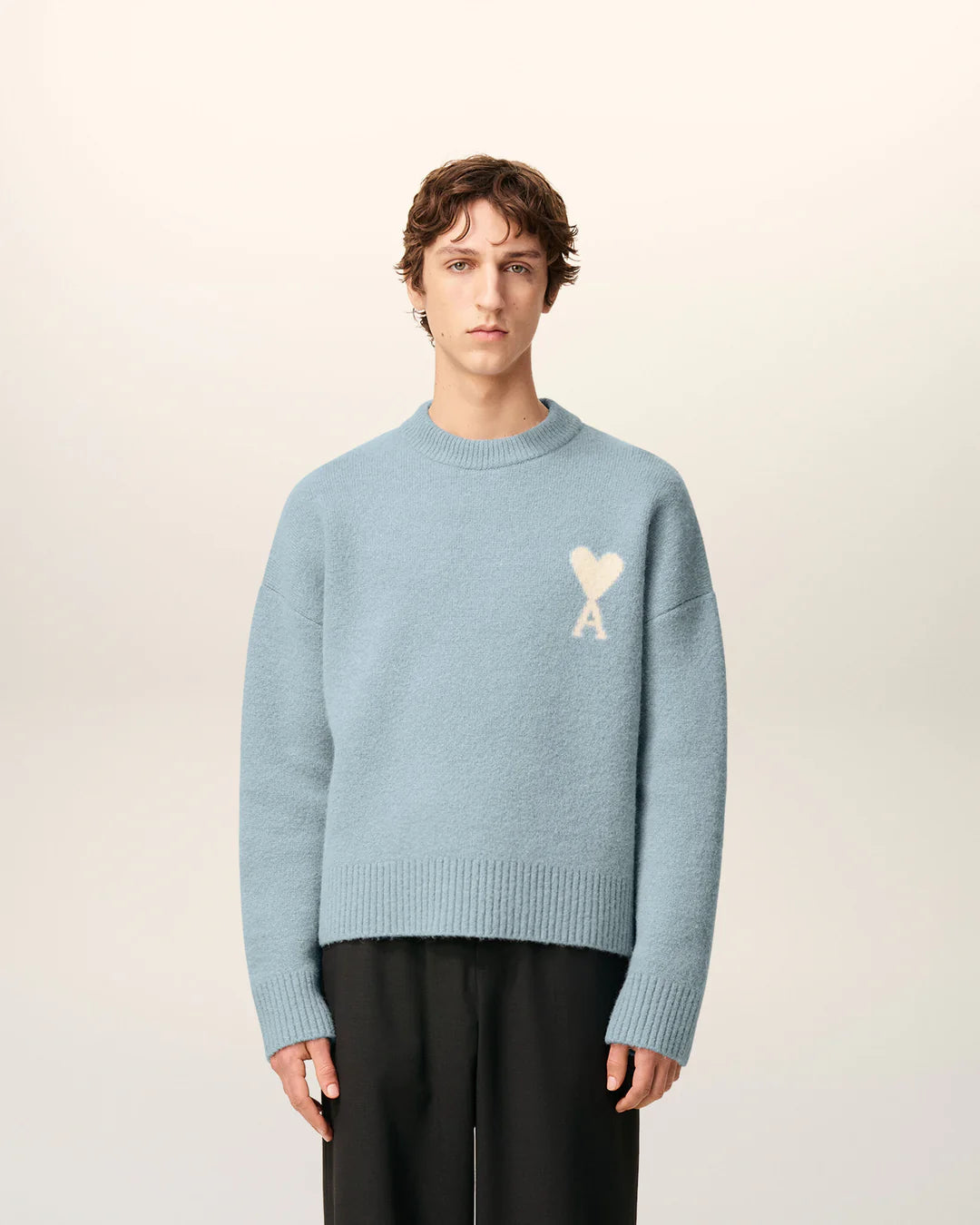 Blue Alpaca Ami De Coeur Crewneck Sweater