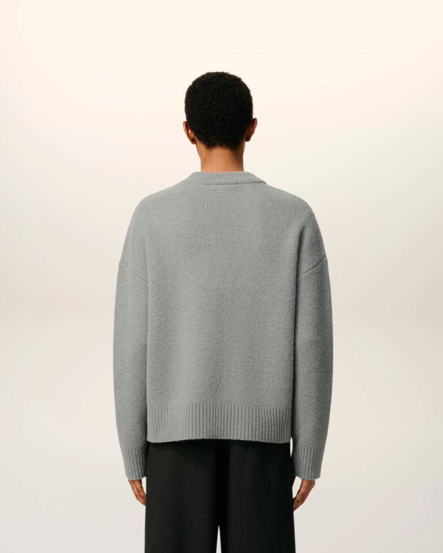 Grey Alpaca Ami De Coeur Cardigan