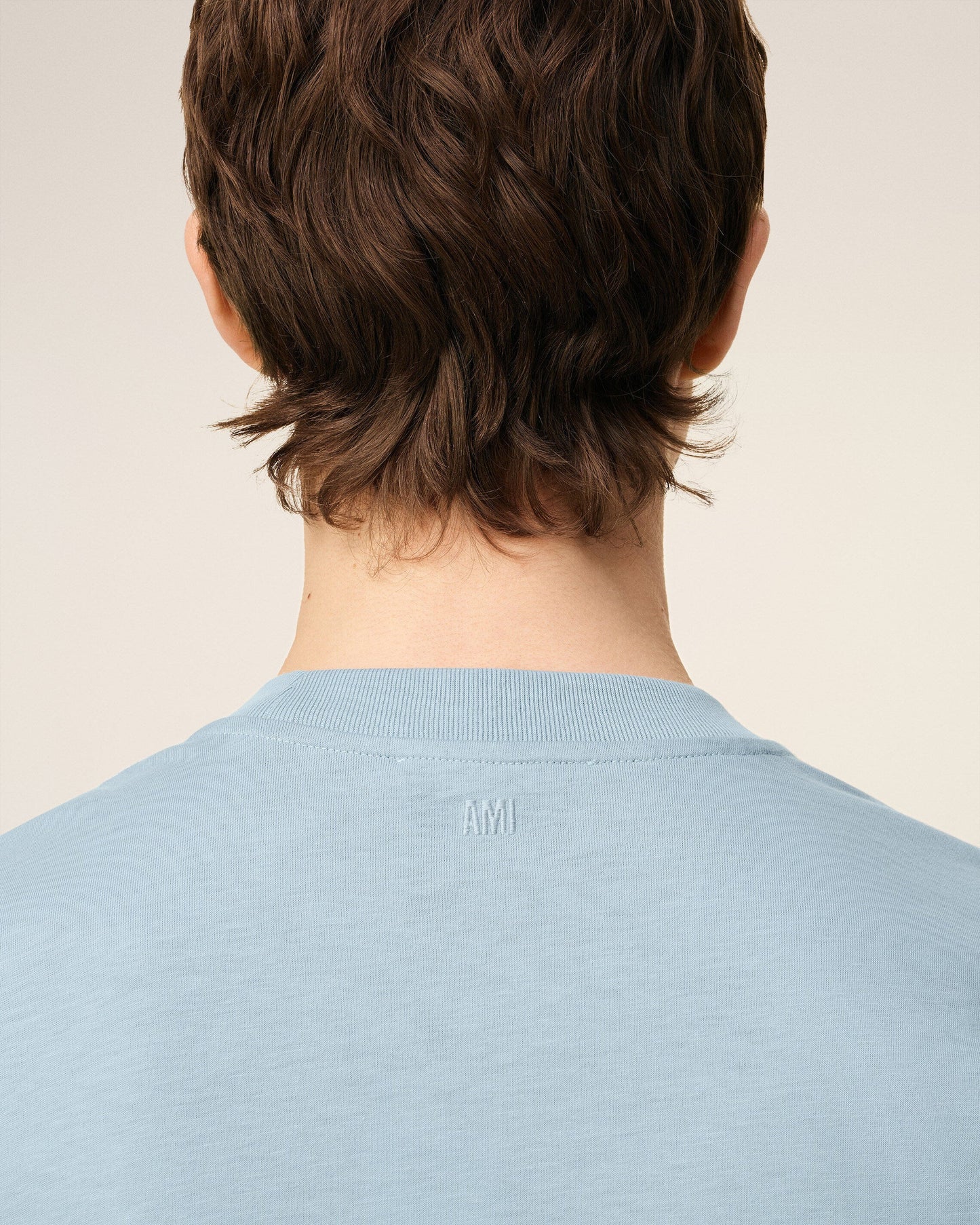 Blue Cotton Ami De Coeur T-shirt