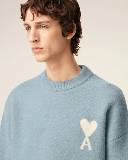 Blue Alpaca Ami De Coeur Crewneck Sweater