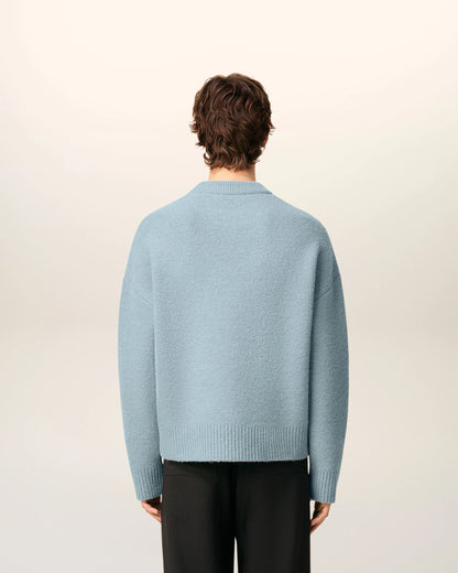 Blue Alpaca Ami De Coeur Crewneck Sweater
