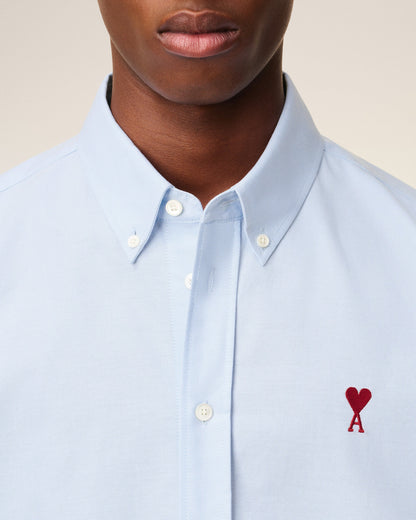Blue Cotton Button-Down Ami de Coeur Shirt