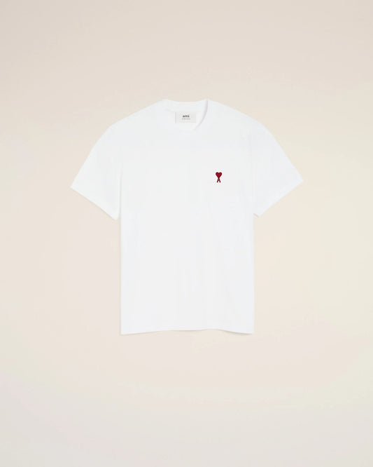 White Cotton Ami de Coeur T-Shirt