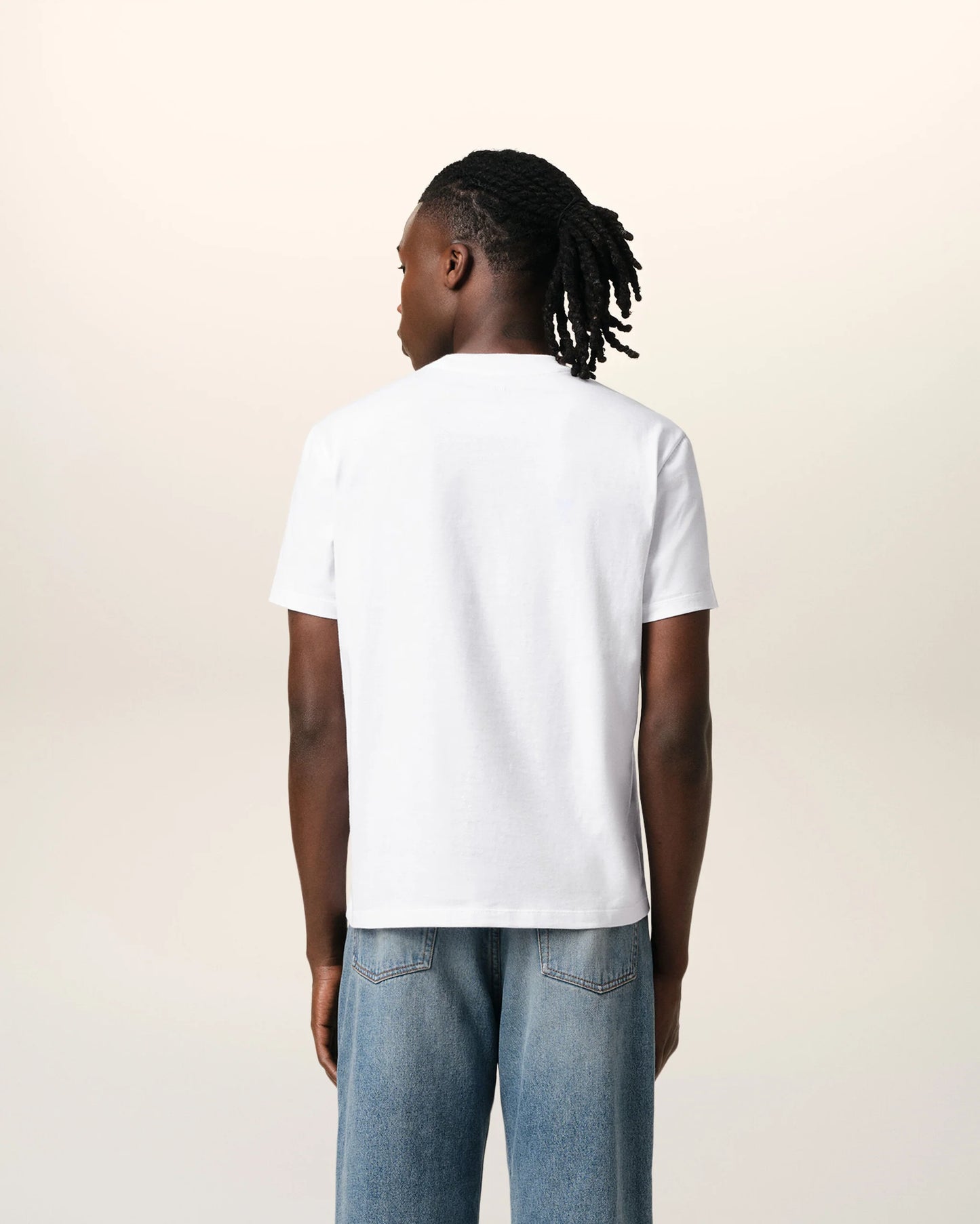 White Cotton Ami de Coeur T-Shirt