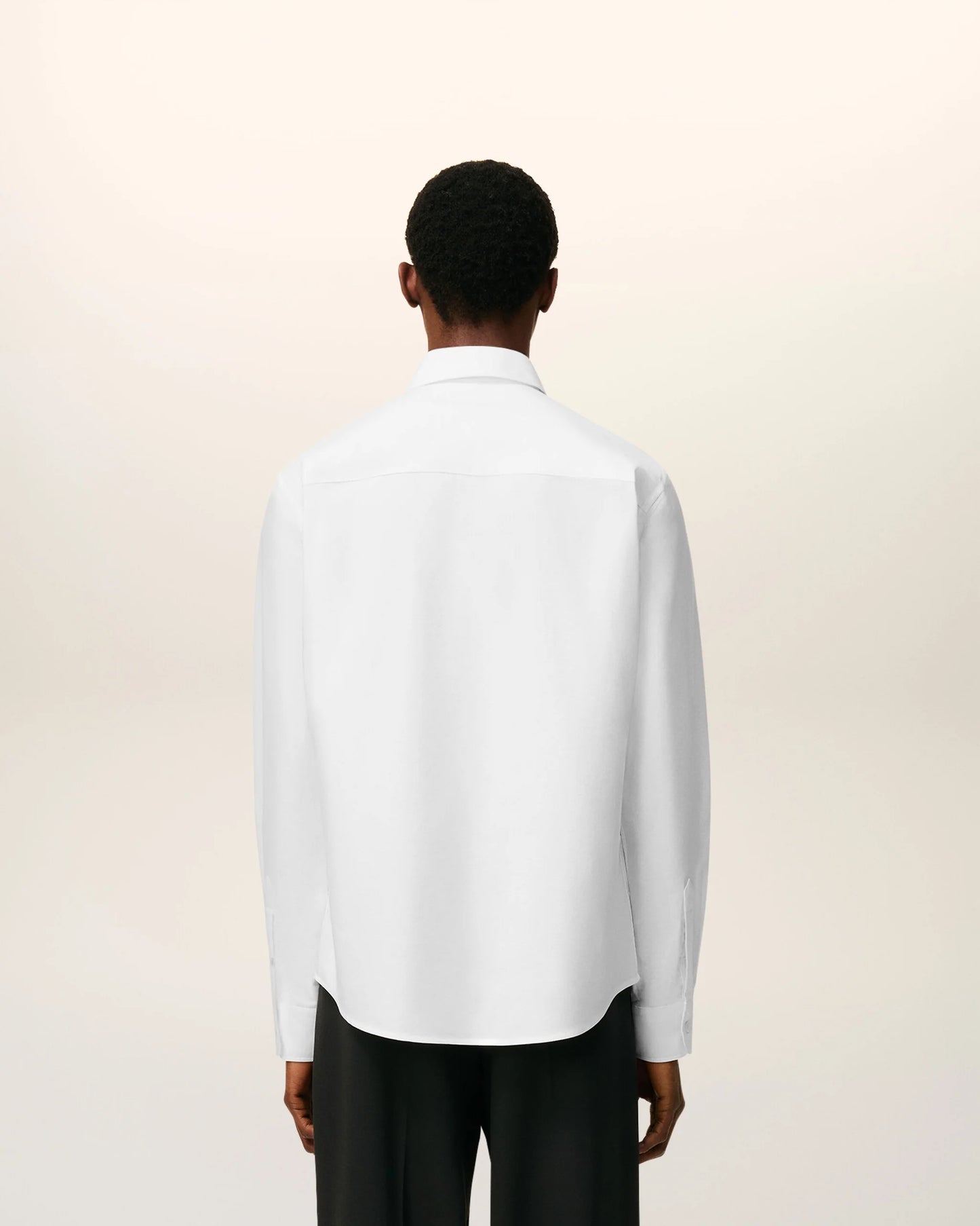 White Cotton Button-Down Ami de Coeur Shirt