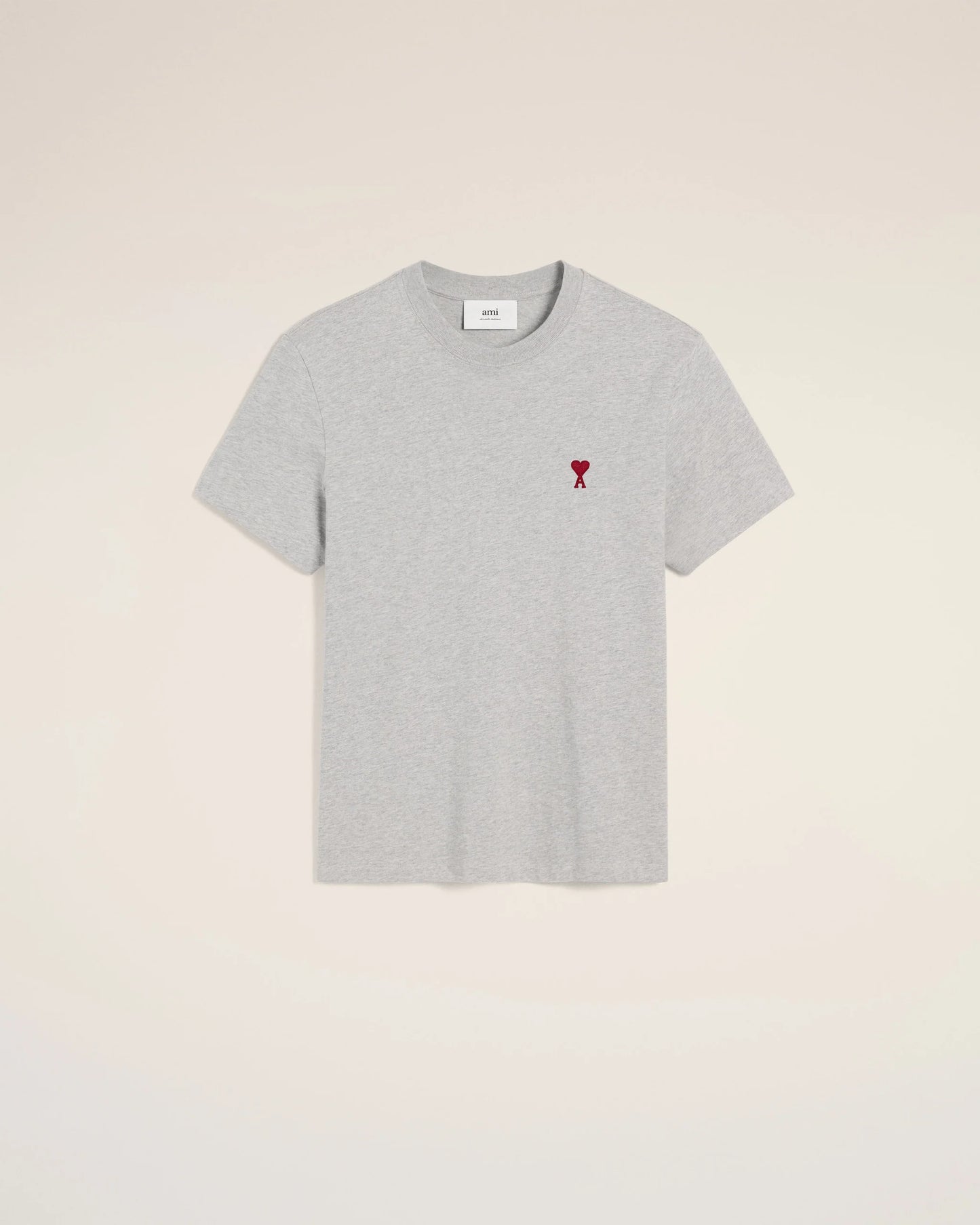 Grey Cotton Ami de Coeur T-Shirt