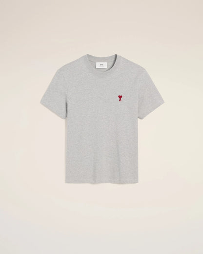 Grey Cotton Ami de Coeur T-Shirt