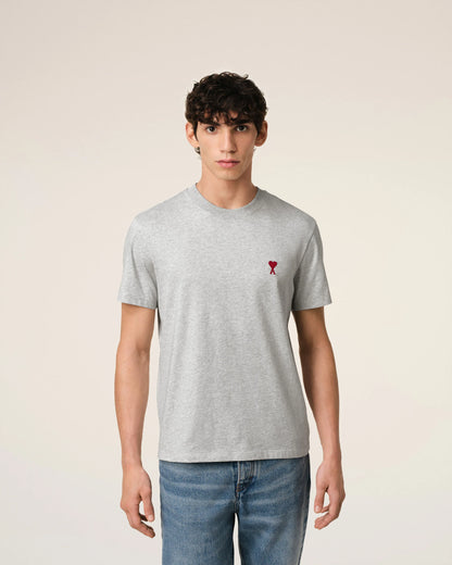 Grey Cotton Ami de Coeur T-Shirt