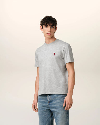 Grey Cotton Ami de Coeur T-Shirt