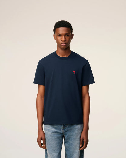 Navy Cotton Ami de Coeur T-Shirt