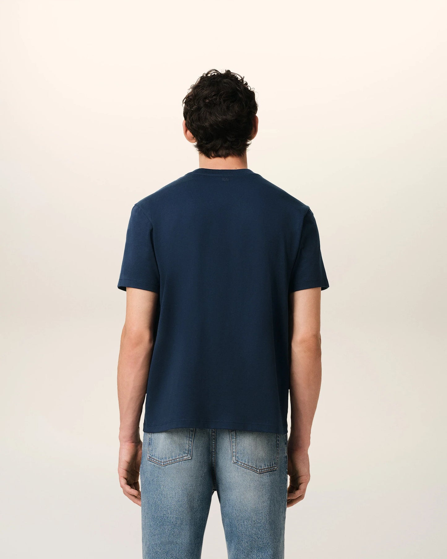 Navy Cotton Ami de Coeur T-Shirt