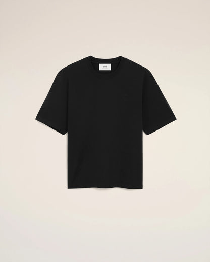 Black Cotton Ami De Coeur T-shirt