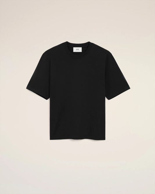 Black Cotton Ami De Coeur T-shirt
