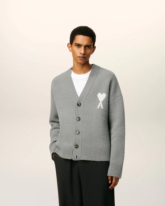 Grey Alpaca Ami De Coeur Cardigan
