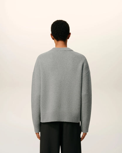 Grey Alpaca Ami De Coeur Cardigan