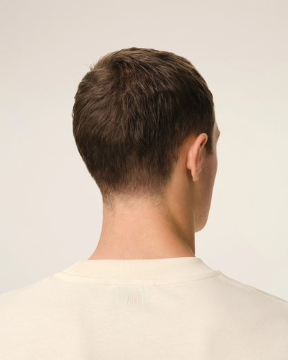Beige Cotton Ami de Coeur Patch T-Shirt
