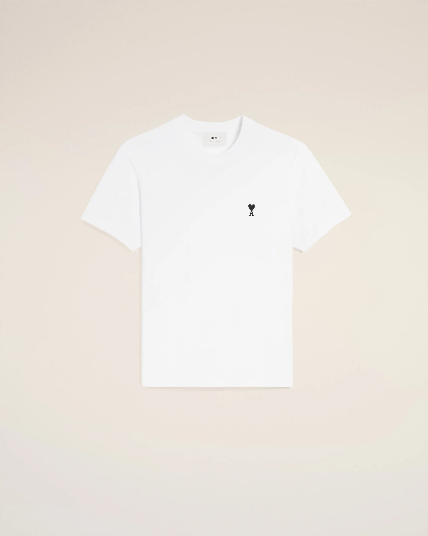 White Cotton Ami De Coeur T-shirt