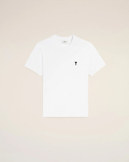 White Cotton Ami De Coeur T-shirt
