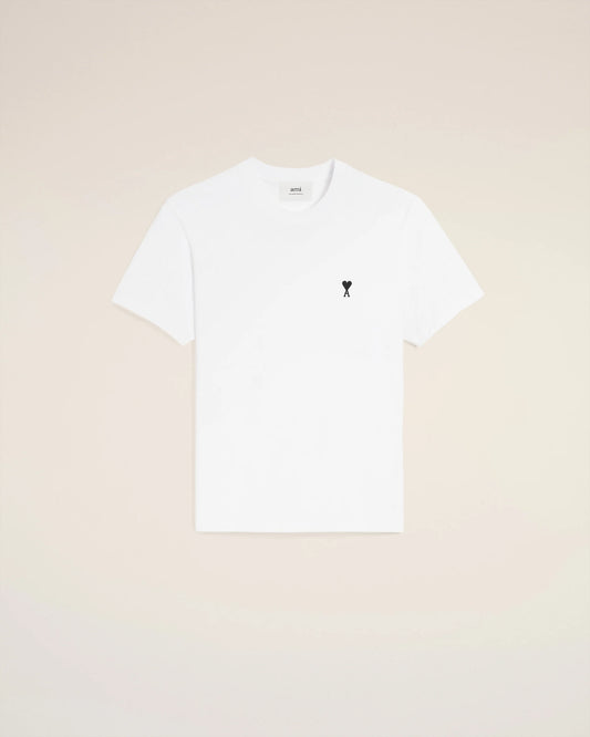 White Cotton Ami De Coeur T-shirt