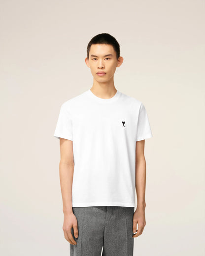 White Cotton Ami De Coeur T-shirt