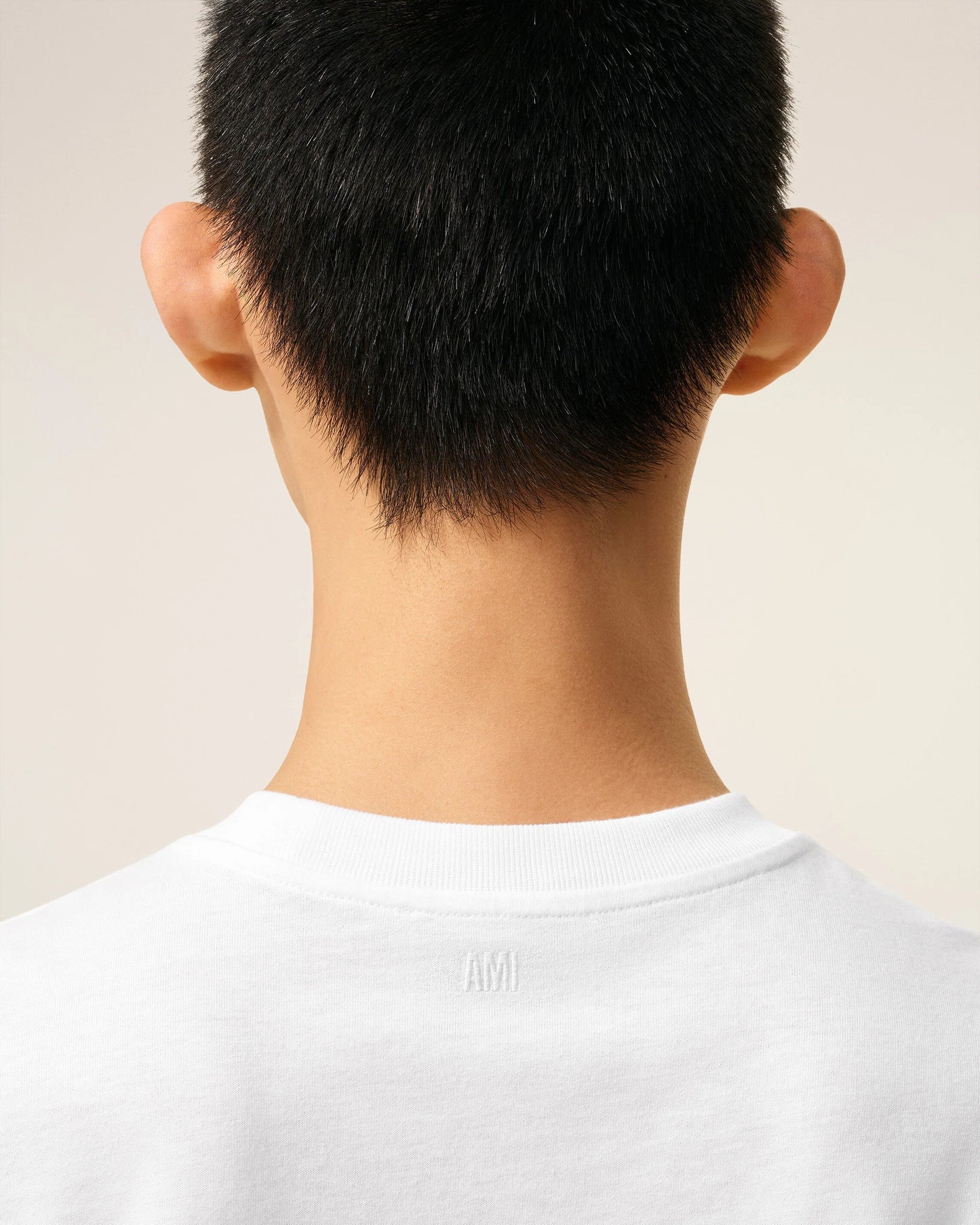 White Cotton Ami De Coeur T-shirt
