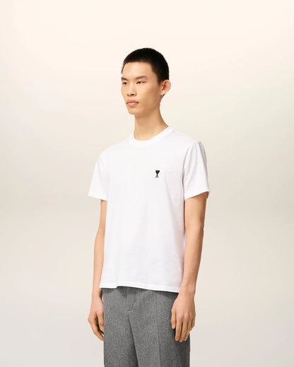 White Cotton Ami De Coeur T-shirt