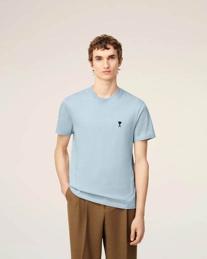 Blue Cotton Ami De Coeur T-shirt