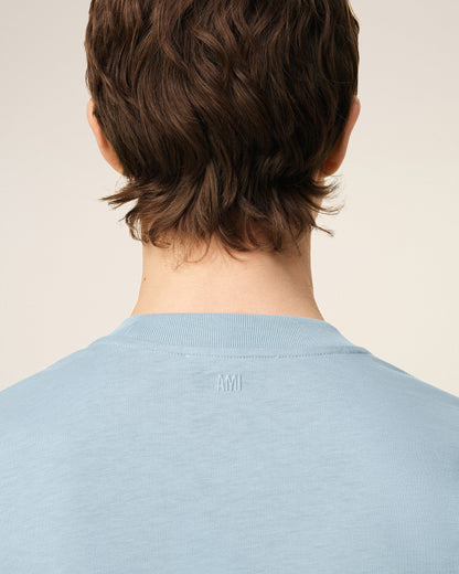 Blue Cotton Ami De Coeur T-shirt